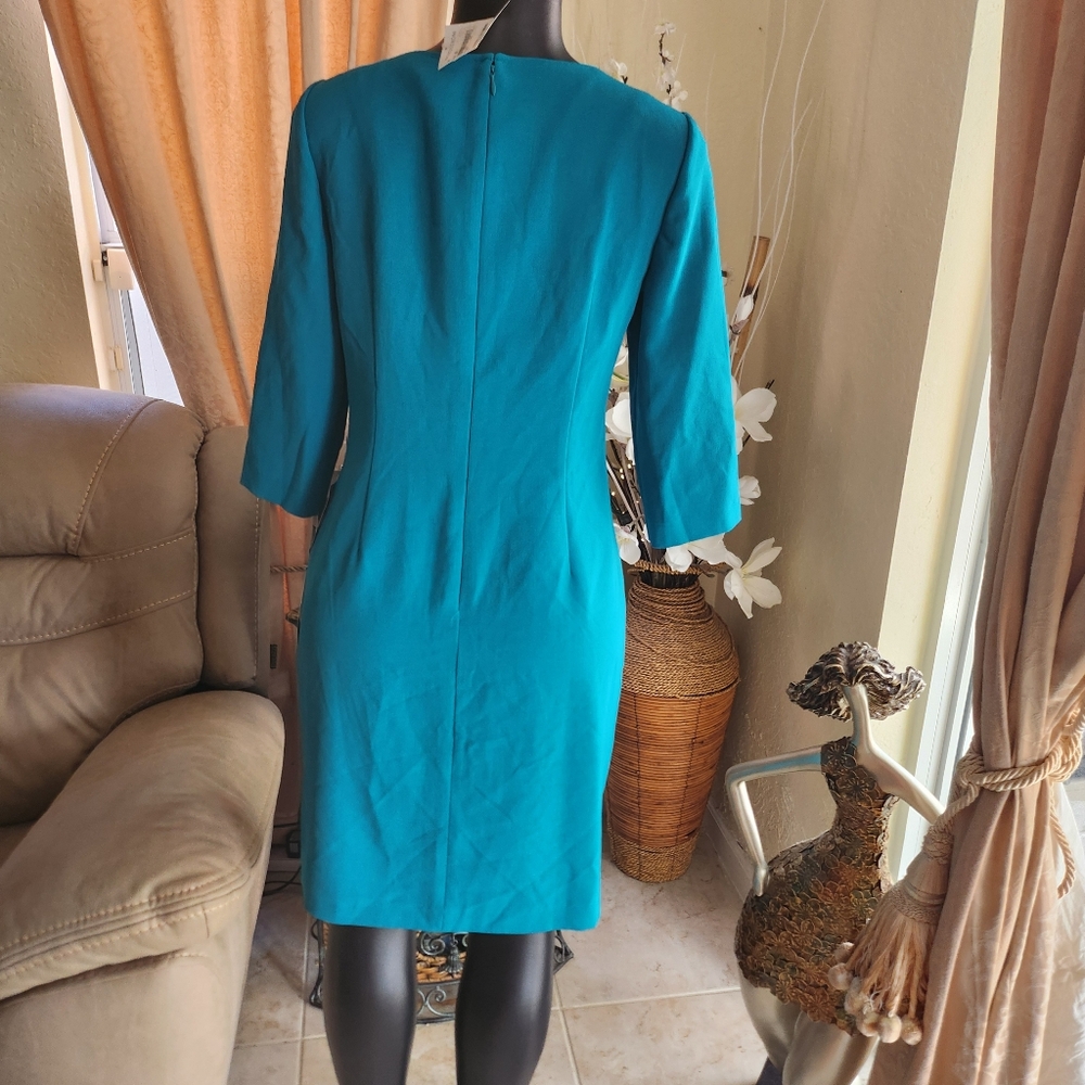 Adrianna Papell GREEN dress size 8 NEW - Picture 6 of 7